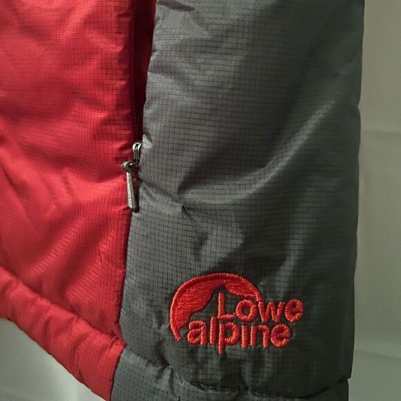 Lowe Alpine Women’s Ski Soft-shell Full Zip Vest- Red/Gray Size M - Picture 4 of 9